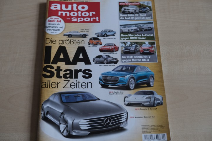 Deckblatt Auto Motor und Sport (20/2015)